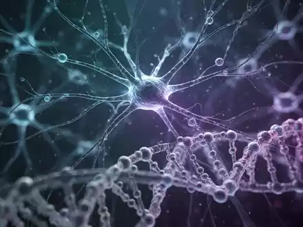 Abstrakte Darstellung von neuronalen Pfaden und molekularen Strukturen, die Alzheimer-Forschung und pharmazeutische Innovation symbolisieren. - Foto: über boerse-global.de