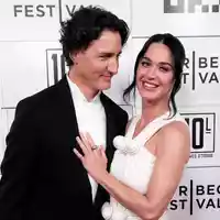 Popstar Katy Perry (41) hat sich bei der Premiere ihres neuen Films erstmals mit ihrem Partner, dem früheren kanadischen Premierminister Justin Trudeau (54), auf dem roten Teppich gezeigt.  - Foto: Charles Sykes/Invision/AP/dpa