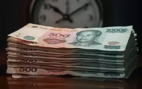 Nahaufnahme von vietnamesischen ??ng-Banknoten mit einer verschwommenen Uhr im Hintergrund. - Foto: über boerse-global.de