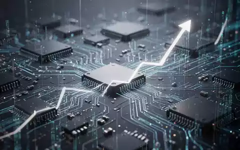 Abstrakte Darstellung von Mikrochips und Datenfluss, die Wachstum und Technologie im Kontext eines Deals andeutet. - Foto: über boerse-global.de