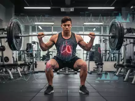 Eine Person führt eine komplexe Verbundübung in einem modernen Fitnessstudio aus, die die Rumpfmuskulatur beansprucht. - Foto: über boerse-global.de