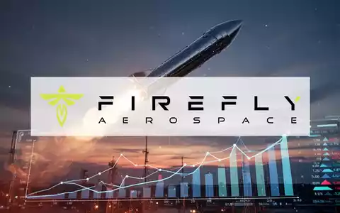 Eine futuristische Rakete startet in den Nachthimmel, während digitale Diagramme Finanzwachstum anzeigen. - Foto: über boerse-global.de