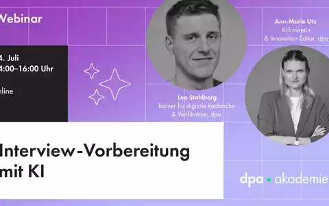 Interview-Vorbereitung mit KI - Foto: presseportal.de