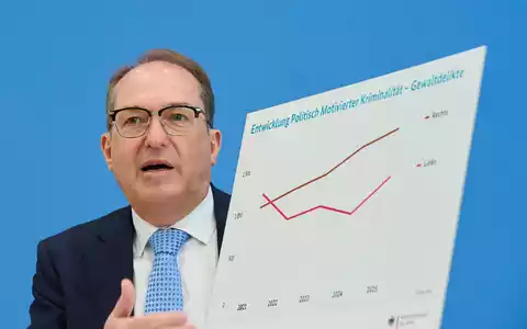 Die meisten politisch motivierten Gewalttaten werden von Rechten verübt, wie die Statistik zeigt. - Foto: Annette Riedl/dpa