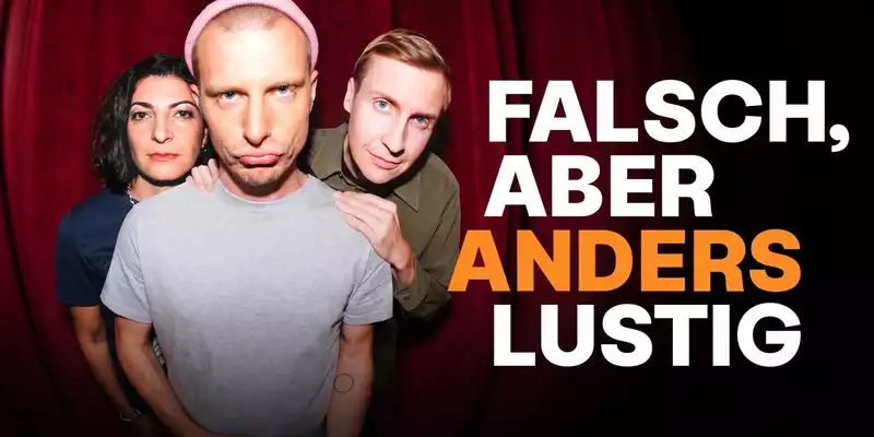 falsch, aber anders lustig: Staffel 3 ab 13. Juni in der ARD Mediathek - Foto: presseportal.de