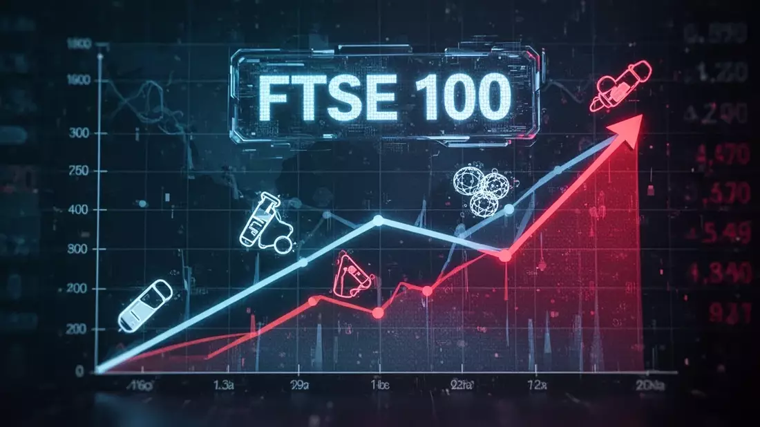 FTSE 100: Pharmariesen belasten, Geopolitik stützt Index