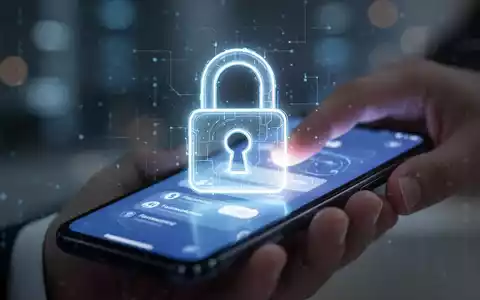 A glowing padlock icon overlaid on a smartphone screen, symbolizing AI-driven password management and digital security. - Foto: über boerse-global.de
