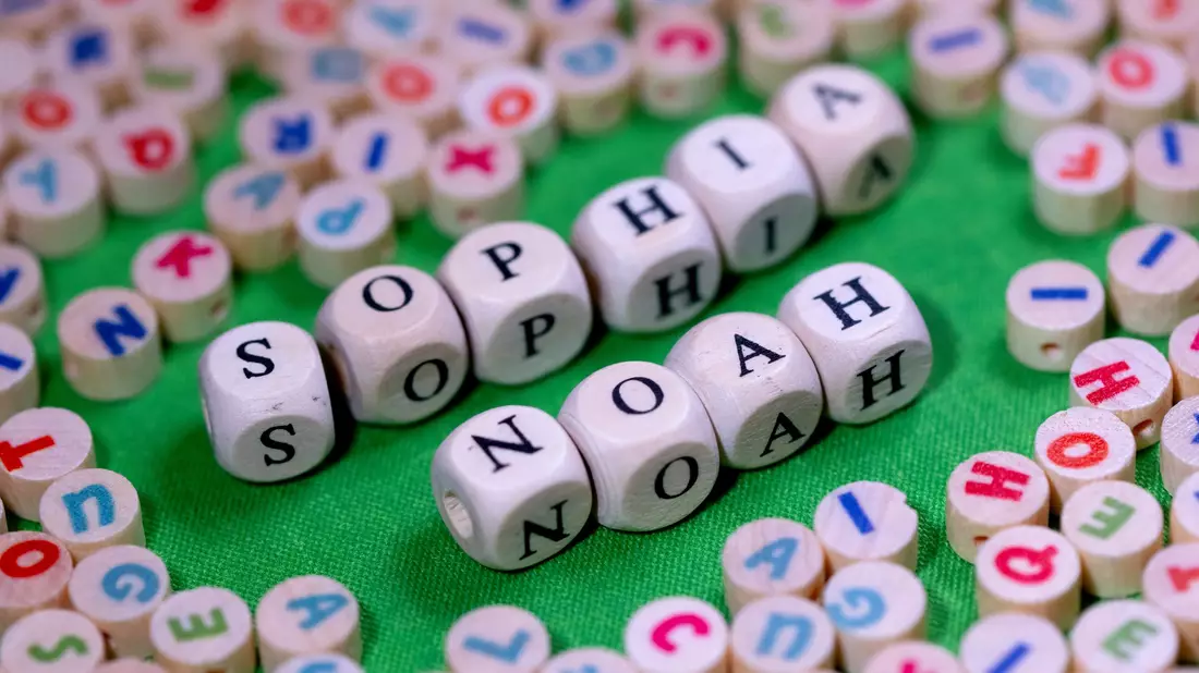 Sophia und Noah waren auch 2025 die beliebtesten Vornamen in Deutschland. (Symbolbild)  - Bild: Sven Hoppe/dpa