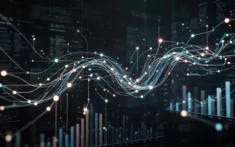 Abstrakte Darstellung von digitalen Finanzdaten und vernetzten Prozessen, die E-Rechnungen und Compliance symbolisieren. - Foto: über boerse-global.de