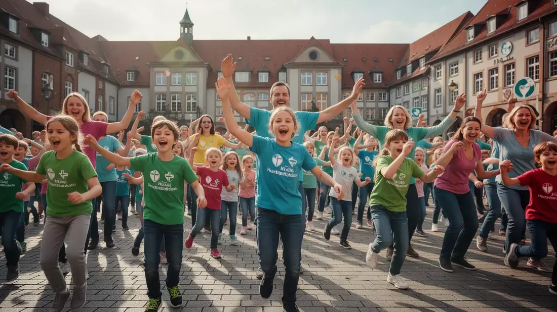 Bewegungsnetzwerk in Niedersachsen: Flashmob und Fußball für die Gesundheit