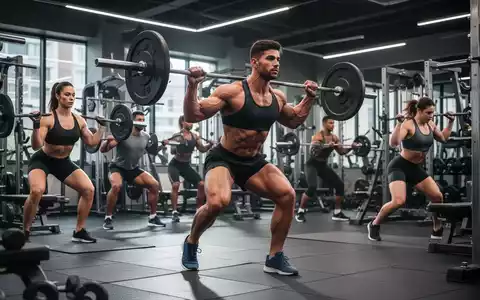 Athleten beim Krafttraining im Fitnessstudio, die Muskelaufbau und Fettabbau symbolisieren. - Foto: über boerse-global.de