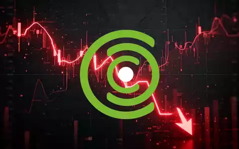 Ein stilisierter, roter Abwärtstrend auf einem digitalen Finanzchart, der einen Aktienkursrückgang darstellt. - Foto: über boerse-global.de