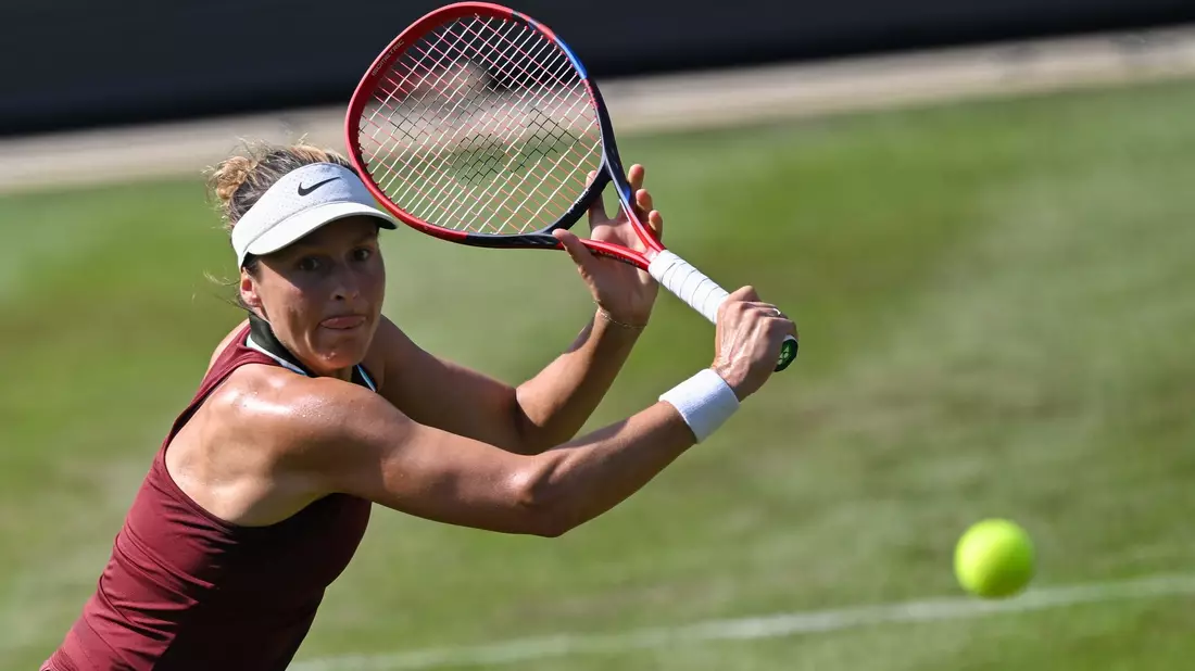 Tatjana Maria gewinnt ihr Auftaktspiel in London. (Archivbild) - Bild: Arne Dedert/dpa