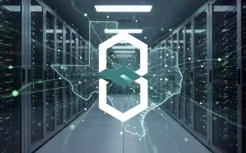 Abstrakte Darstellung von Finanzdaten und Blockchain-Technologie über einer stilisierten Karte von Texas, die eine Anleihe symbolisiert. - Foto: über boerse-global.de