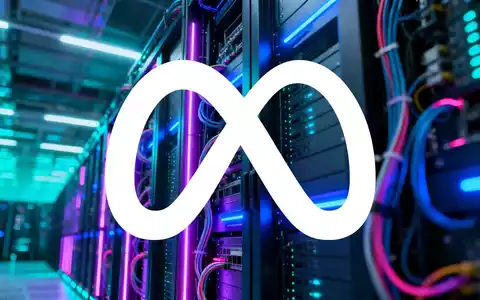 Eine futuristische Serverraum-Szene mit leuchtend blauen und violetten Lichtern, die KI-Infrastruktur und Supercomputer zeigt. - Foto: über boerse-global.de