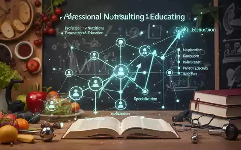 Ein stilisiertes Bild, das vernetzte Datenpunkte und Bildungspfade darstellt, die professionelle Ernährungsberatung und -bildung symbolisieren. - Foto: über boerse-global.de