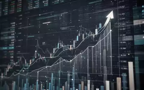 Abstrakte Darstellung des Nasdaq-Börsenparketts mit digitalen Finanzdaten und Grafiken, die eine bevorstehende Abstimmung andeuten. - Foto: über boerse-global.de