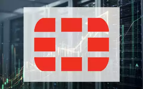 Eine stilisierte, nach oben zeigende Pfeilspitze, die einen steigenden Aktienkurs über digitaler Netzwerkinfrastruktur darstellt. - Foto: über boerse-global.de
