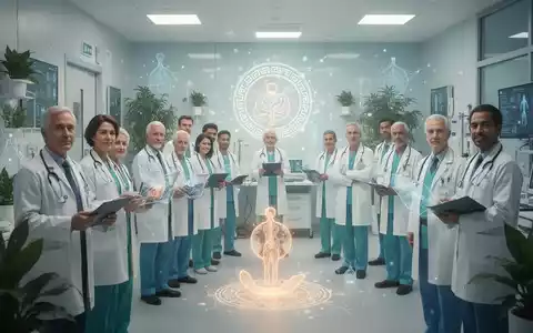 Gesundheitsexperten in einer modernen Klinik, die traditionelle und komplementäre Medizin symbolisiert, mit einem Fokus auf Integration und Innovation. - Foto: über boerse-global.de