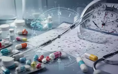 Abstrakte Darstellung einer klinischen Studie mit pharmazeutischen Elementen und einem Kalender, der eine Frist andeutet. - Foto: über boerse-global.de
