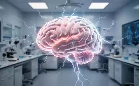 Eine stilisierte Darstellung eines menschlichen Gehirns mit feinen elektrischen Strömen, die Neuromodulation und fortschrittliche Technologie symbolisieren. - Foto: über boerse-global.de