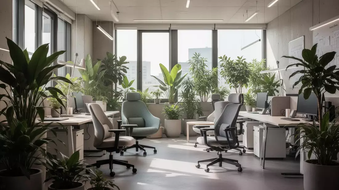 Büro der Zukunft: Pflanzen, KI-Müdigkeit und Hitzeschutz