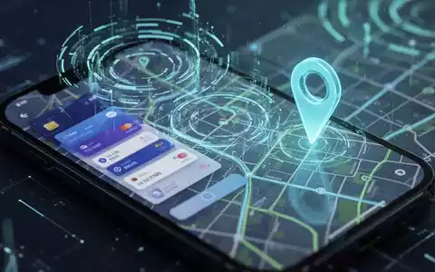 A smartphone screen showing a map application, a digital wallet, and a 'Find My' interface, representing new software features. - Foto: über boerse-global.de