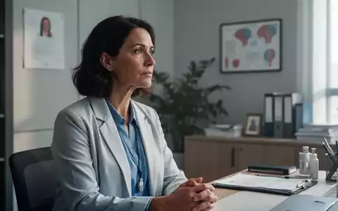 Eine nachdenkliche Psychotherapeutin in einem modernen, beruhigend beleuchteten Büro, die sich auf psychotherapeutische Versorgung konzentriert. - Foto: über boerse-global.de