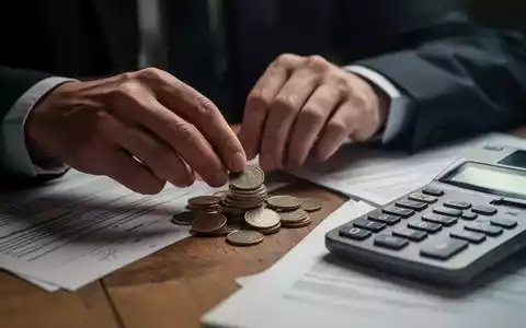 Hände sortieren Münzen auf einem Holztisch, daneben ein Taschenrechner und offizielle Dokumente. Symbolisiert finanzielle Reformen. - Foto: über boerse-global.de