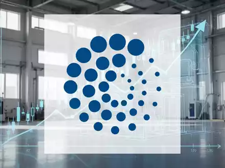 Ein stilisierter, aufwärts gerichteter Börsenchart, der Wachstum im Lufttechniksektor symbolisiert, mit einem Gebäude im Hintergrund. - Foto: über boerse-global.de