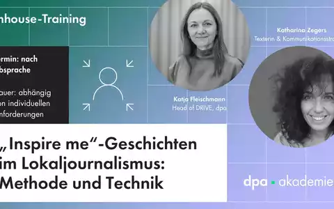Schulung zu Methoden und Techniken im Lokaljournalismus - Foto: presseportal.de