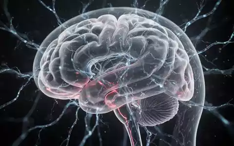 Nahaufnahme eines leuchtenden neuronalen Netzwerks oder einer Gehirnillustration mit subtilen elektrischen Impulsen, die Vagusnerv-Stimulation symbolisieren. - Foto: über boerse-global.de