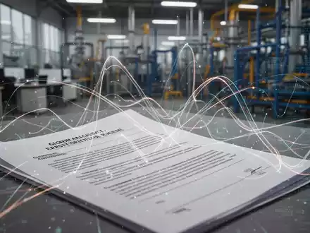 Abstrakte Darstellung eines komplexen Rechtsdokuments mit leuchtenden Linien und digitalen Daten, symbolisiert Umstrukturierung und Outsourcing. - Foto: über boerse-global.de