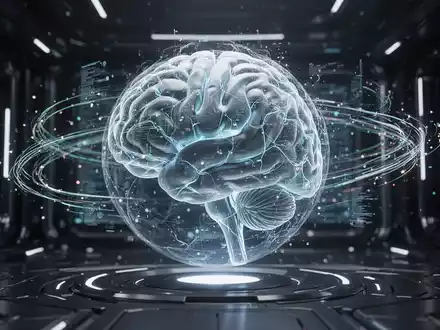 A glowing, interconnected AI neural network forms a globe, symbolizing global artificial intelligence development and a proposed pause. - Foto: über boerse-global.de