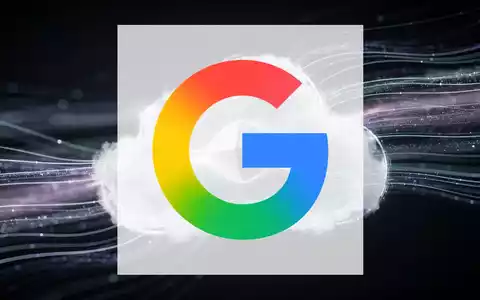 Abstrakte Darstellung des Cloud-Wachstums von Alphabet mit vernetzten Linien und einem stilisierten 'G' oder 'A' Symbol. - Foto: über boerse-global.de