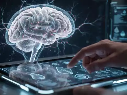 Ein detaillierter Gehirn-Scan mit leuchtenden neuronalen Pfaden, der die Komplexität neurologischer Forschung darstellt. - Foto: über boerse-global.de