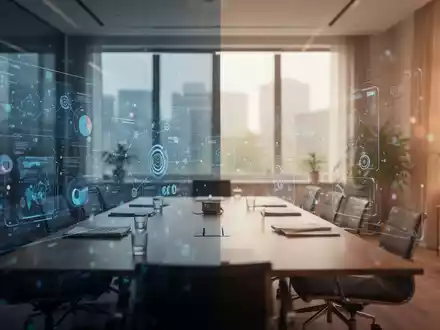 Abstrakte Darstellung der Work-Life-Harmonie, bei der sich berufliche und private Elemente nahtlos ineinanderfügen, um Ausgewogenheit zu symbolisieren. - Foto: über boerse-global.de