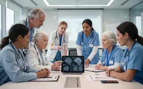 Eine Gruppe von Fachkräften im Gesundheitswesen nimmt an einer Fortbildung zum Thema Demenz teil, mit Fokus auf digitale Hilfsmittel. - Foto: über boerse-global.de