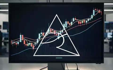 Ein Bildschirm zeigt einen fallenden Trendgrafen und eine Prozentzahl, die eine sinkende Leerverkaufsquote darstellt. - Foto: über boerse-global.de