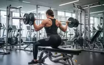 Eine Person führt eine Rückenübung in einem modernen Fitnessstudio durch, um Hüftbeuger und Rückenmuskulatur zu stärken. - Foto: über boerse-global.de