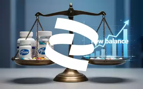 Eine Waage mit pharmazeutischen Produkten auf der einen Seite und einem steigenden Diagramm auf der anderen, symbolisiert Gleichgewicht und Wachstum. - Foto: über boerse-global.de