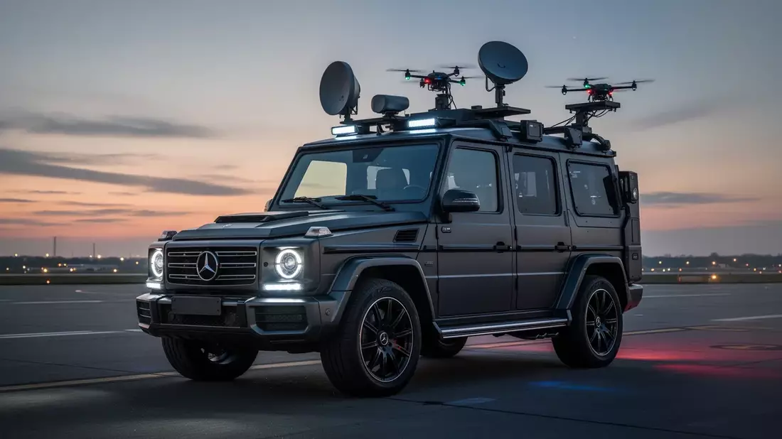 Mercedes-Benz und Tytan: Neues Drohnenabwehrsystem Drone Defender