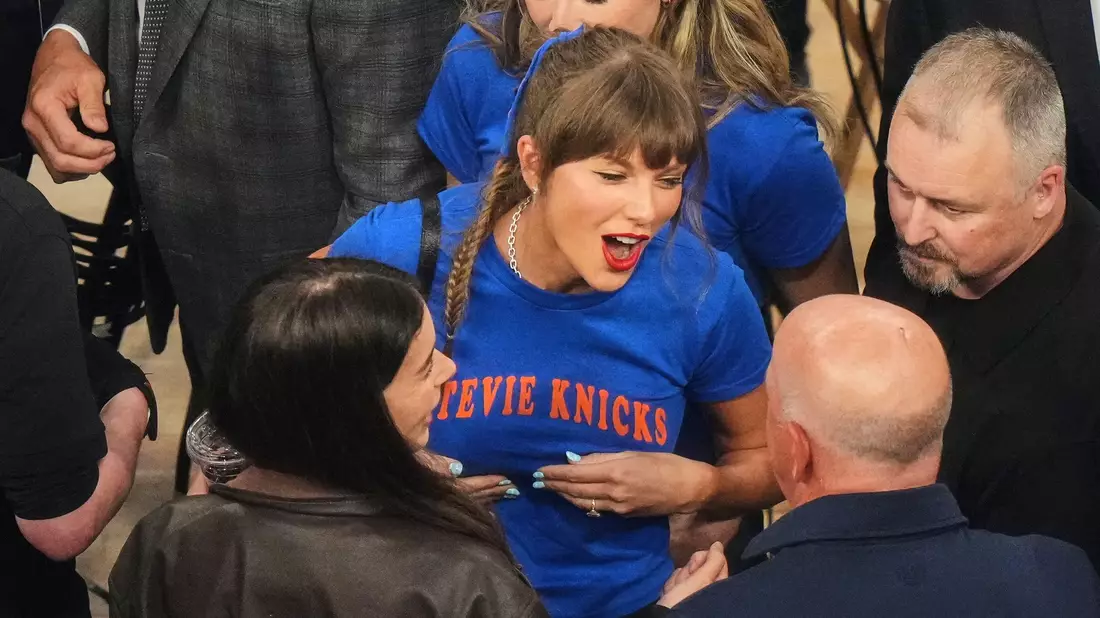 Taylor Swift war im Madison Square Garden dabei. - Bild: Frank Franklin II/AP/dpa