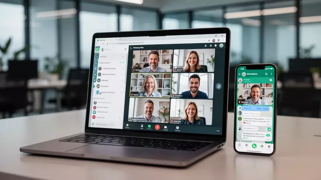 WhatsApp Web: Gruppen-Videoanrufe und WM-Features im Update