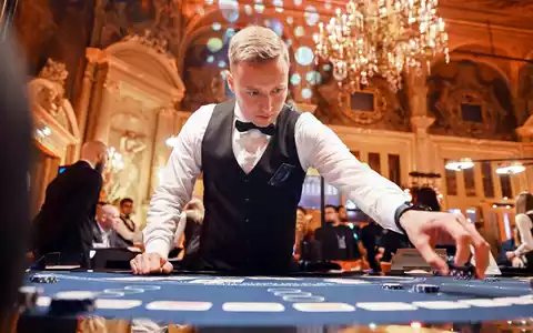 Joguncic arbeitet als Croupier im Casino Baden-Baden. (Archivbild) - Foto: Uli Deck/dpa