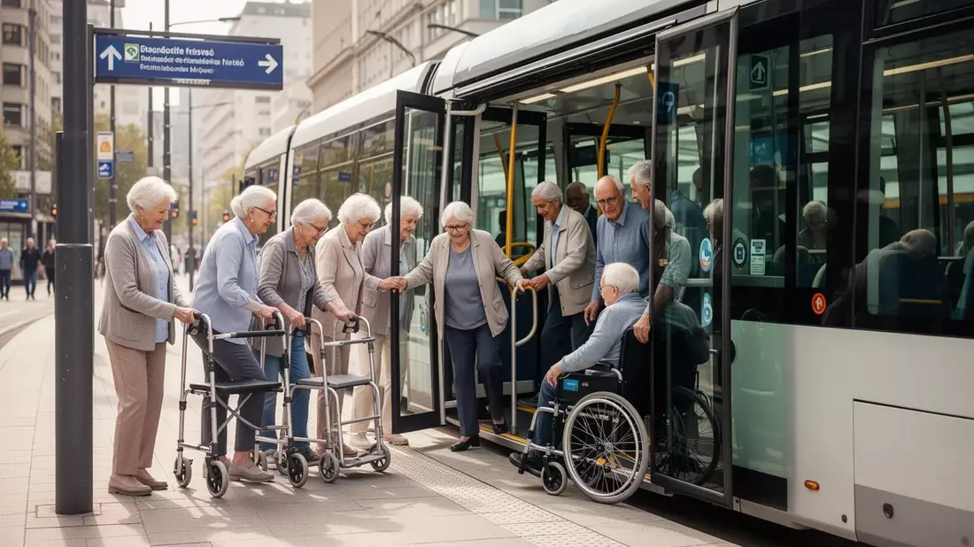 Städte fördern Mobilität: Rollator-Trainings für Senioren im ÖPNV