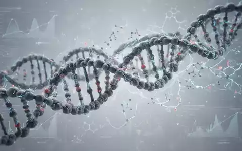 Eine Nahaufnahme von stilisierten Proteinmolekülen, die sich mit abstrakten Stoffwechselwegen verbinden, mit digitalen Elementen im Hintergrund. - Foto: über boerse-global.de