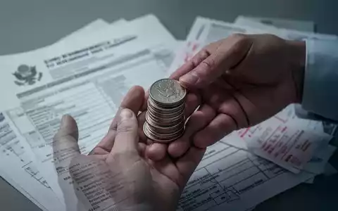 Hände halten Münzen, im Hintergrund verschwommene Finanzdokumente und medizinische Rezepte, die Gesundheitskosten und Politik symbolisieren. - Foto: über boerse-global.de