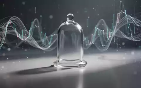 Ein stilisiertes, modernes Schröpfglas auf einer glatten, reflektierenden Oberfläche, umgeben von weichem, verschwommenem Licht. - Foto: über boerse-global.de