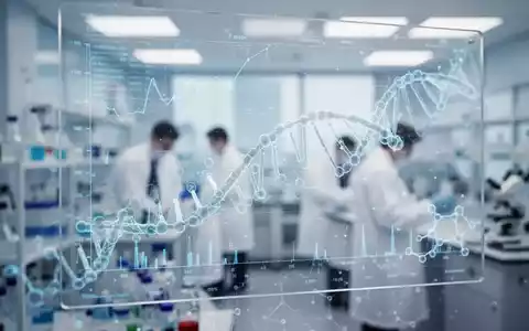 Nahaufnahme von wissenschaftlichen Daten auf einem Bildschirm in einem modernen Labor, das Hoffnung und Fortschritt in der Medikamentenentwicklung symbolisiert. - Foto: über boerse-global.de